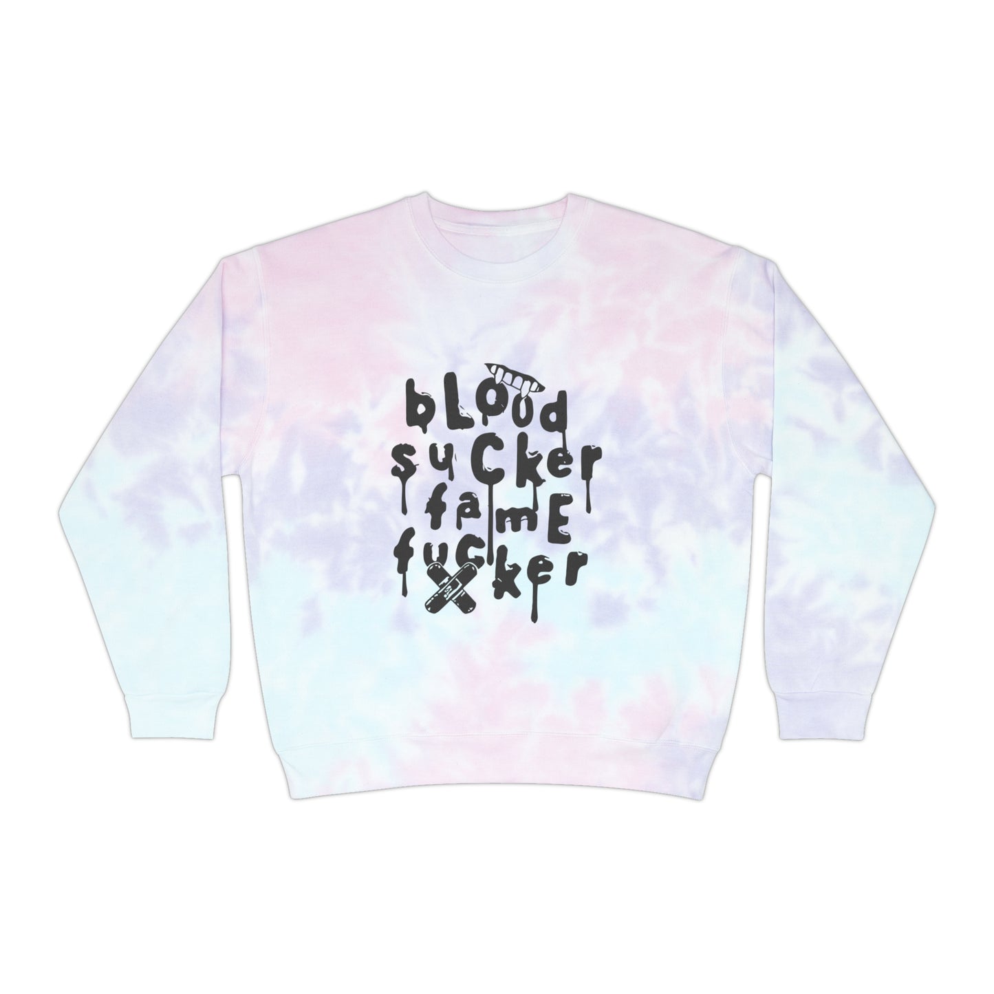 Olivia Rodrigo Blood Sucker Fame Fucker Unisex Tie-Dye Sweatshirt