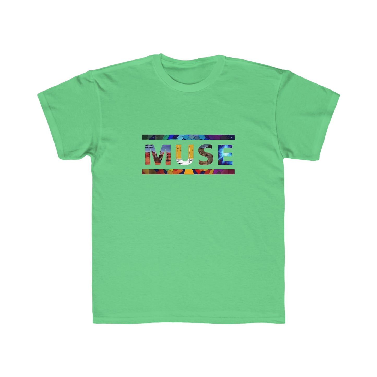 Muse Album Art Letters Kids Regular Fit Tee