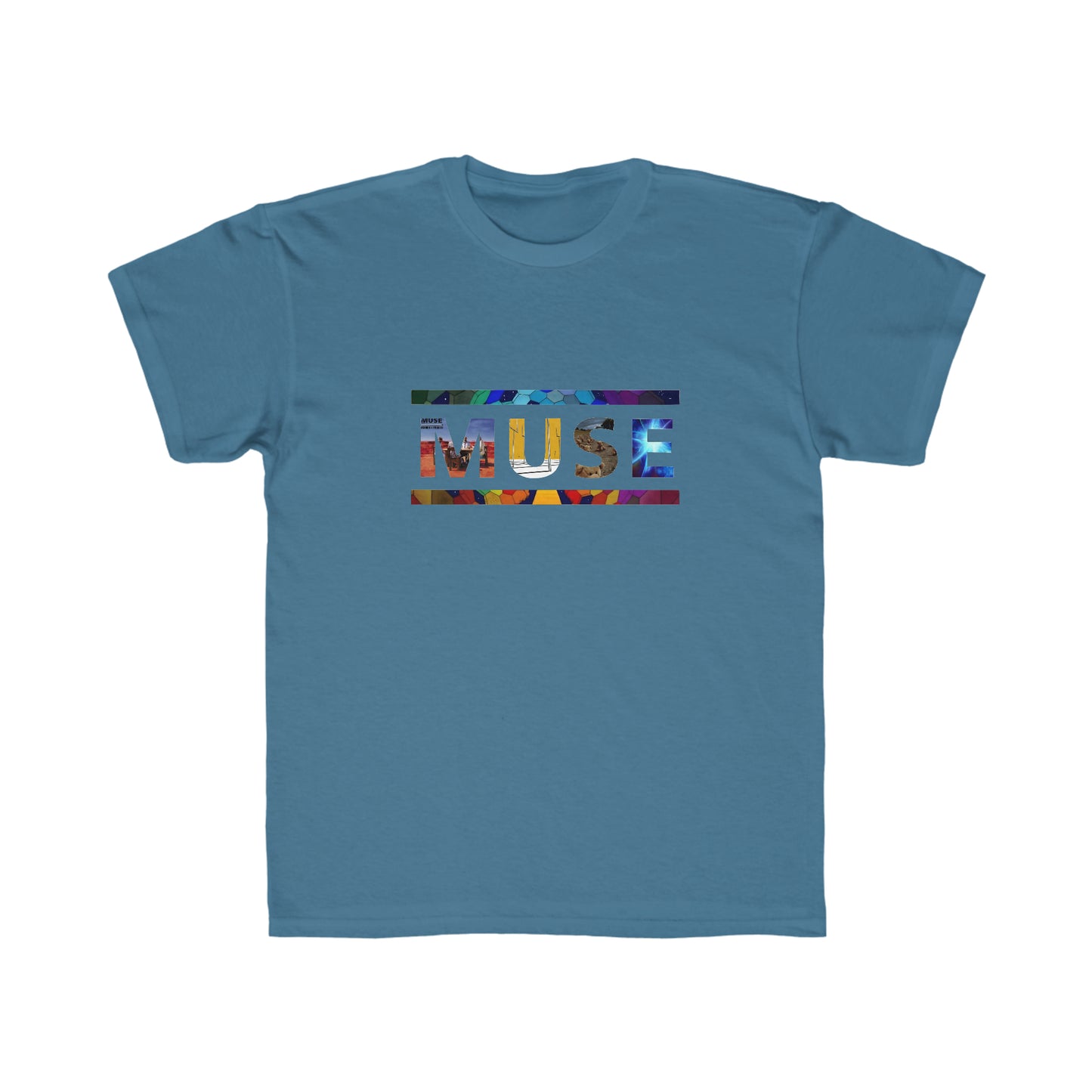 Muse Album Art Letters Kids Regular Fit Tee