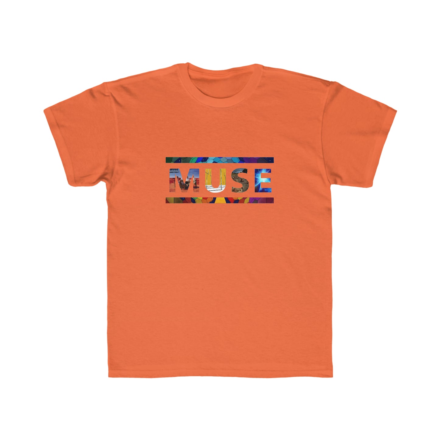 Muse Album Art Letters Kids Regular Fit Tee