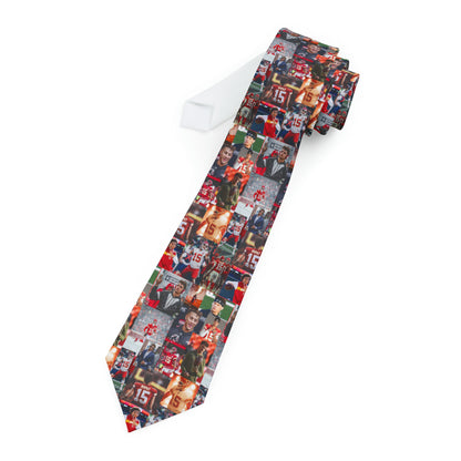 Patrick Mahomes Chiefs MVPAT Photo Collage Necktie