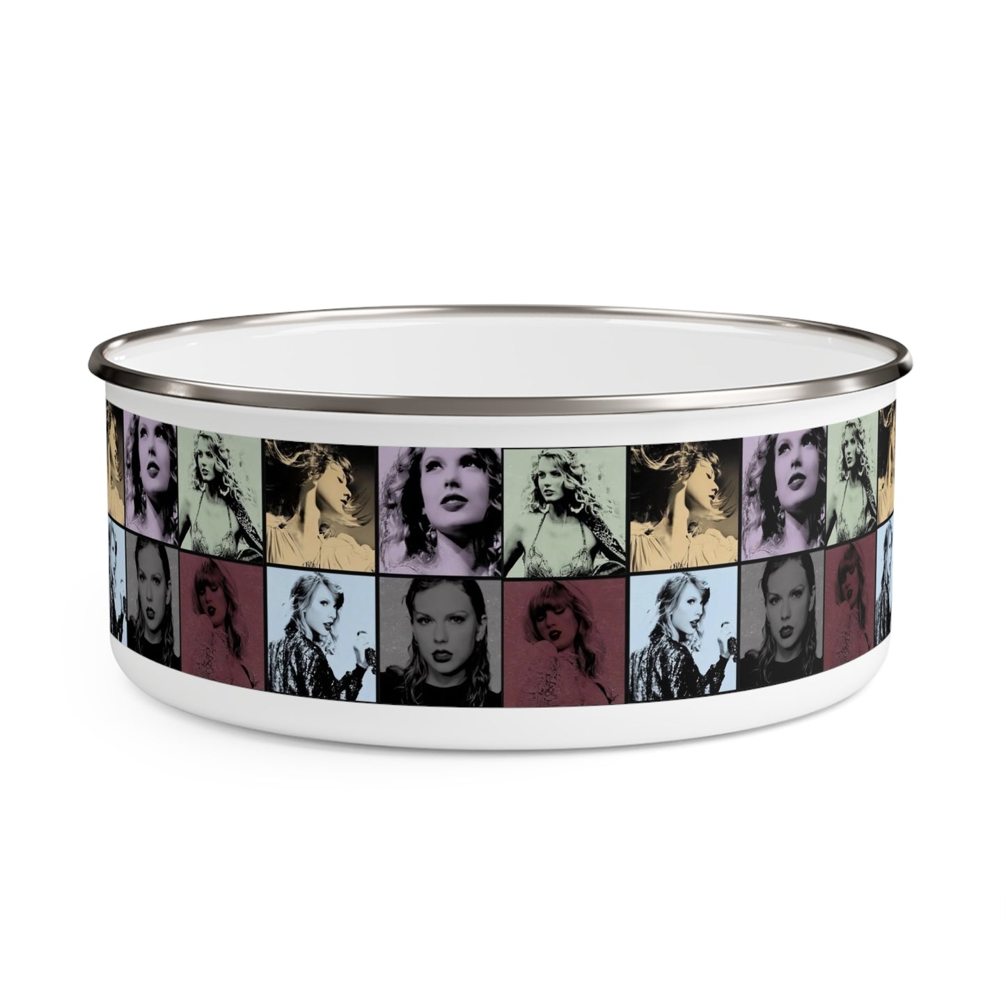 Taylor Swift Eras Collage Enamel Bowl