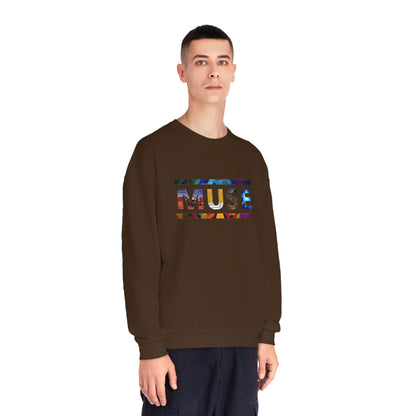 Muse Album Art Letters Unisex NuBlend Crewneck Sweatshirt