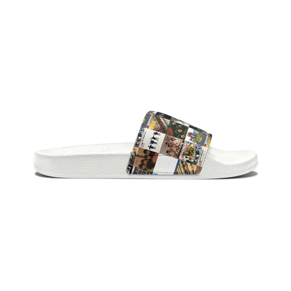 The Beatles Album Cover Collage Women's Slide Sandals