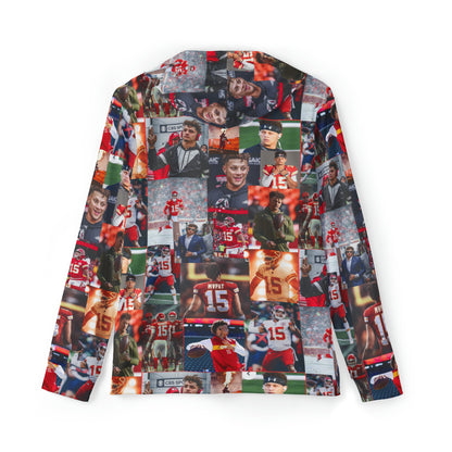 Patrick Mahomes Chiefs MVPAT Photo Collage Men's Sports Warmup Hoodie