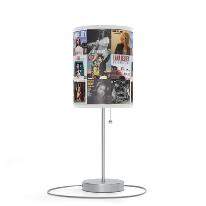 Lana Del Rey Album Cover Collage Lamp on a Stand