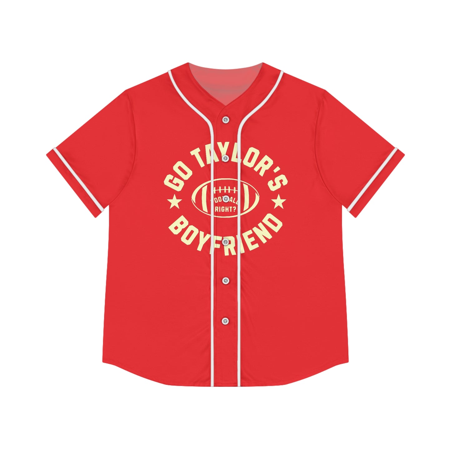 Taylor Swift Go Boyfriend Women's Baseball Jersey