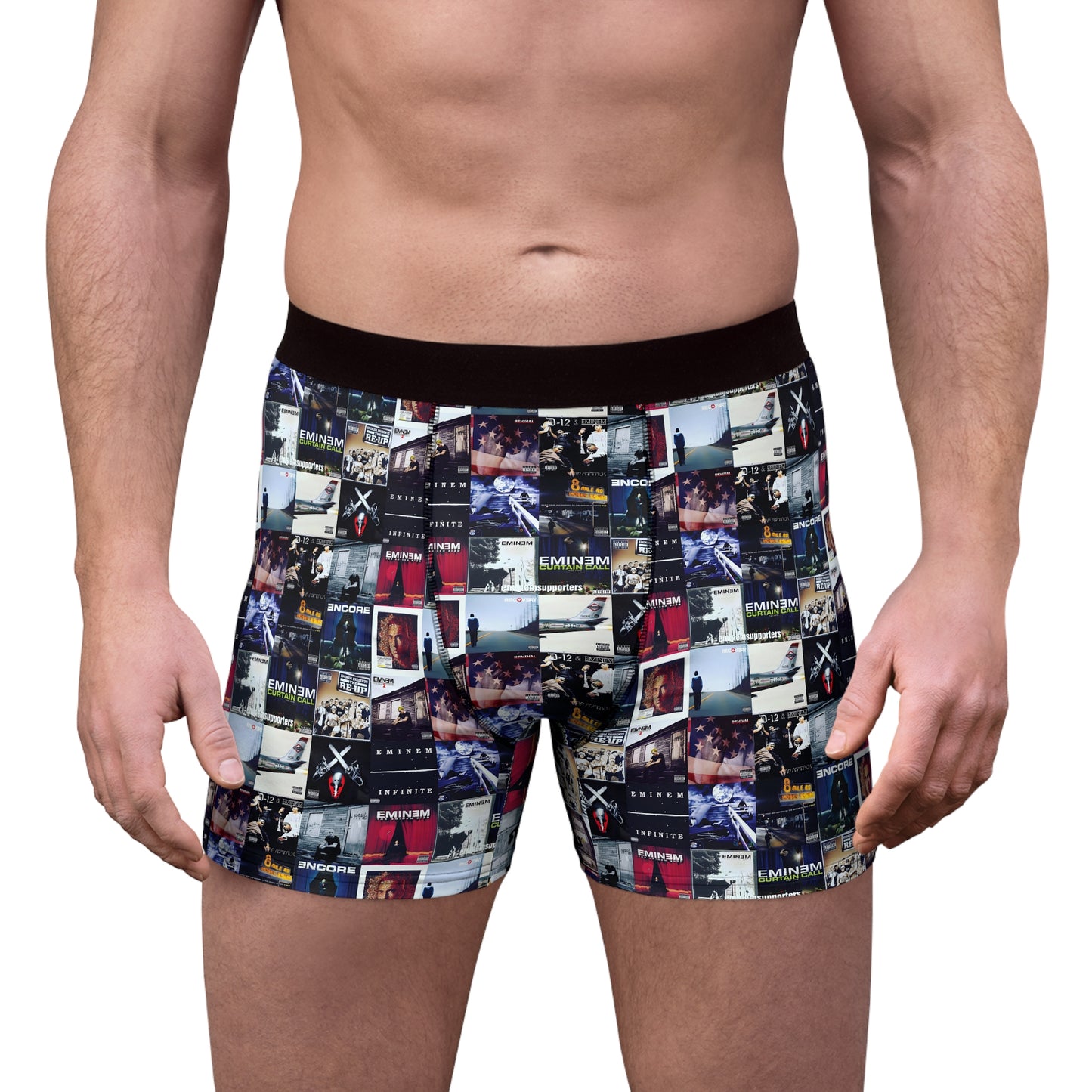 Eminem Album Art Cover Collage Men's Boxer Briefs Underwear