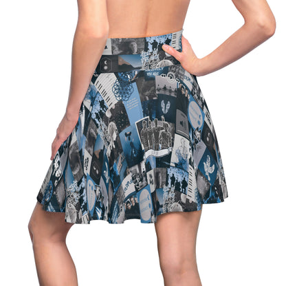 Coldplay Sunrise Sunset Collage Women's Skater Skirt