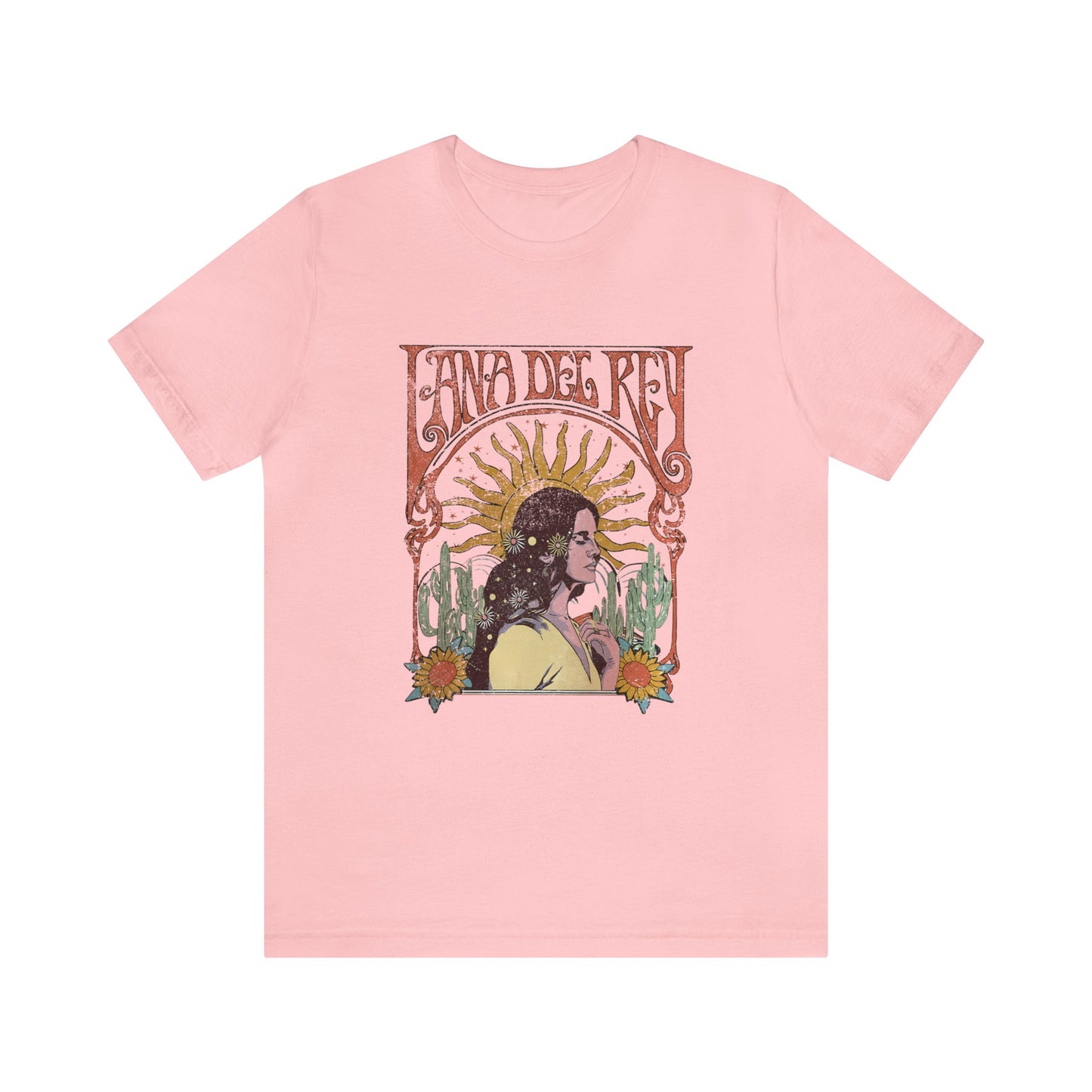 Lana Del Rey Vintage Artwork Unisex Jersey Short Sleeve Tee Shirt