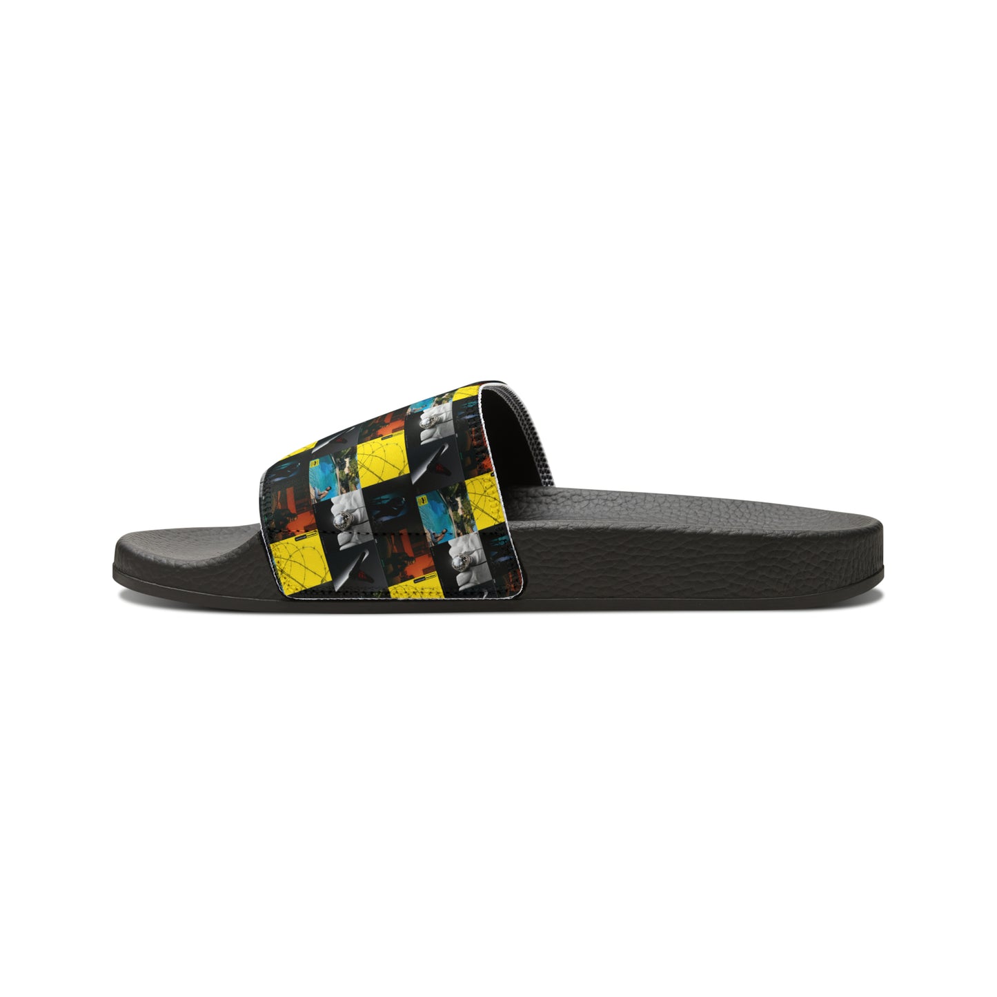 Post Malone Album Art Collage Women's Slide Sandals