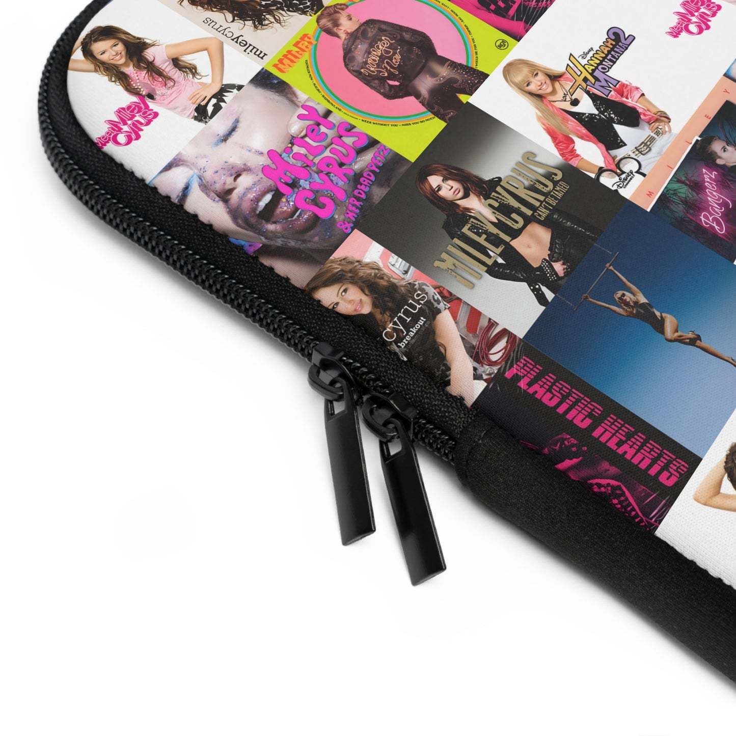 Miley Cyrus Album Cover Collage Laptop Sleeve