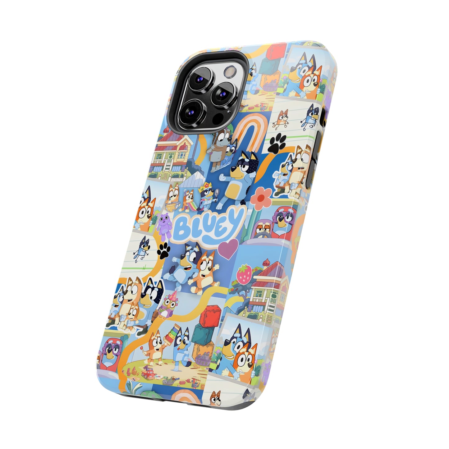 Bluey Playtime Collage Tough Phone Cases