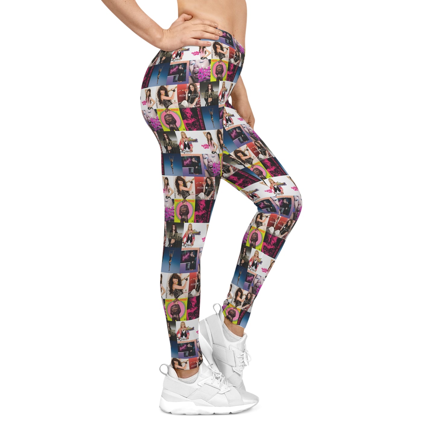 Miley Cyrus Album Cover Collage Women's Casual Leggings