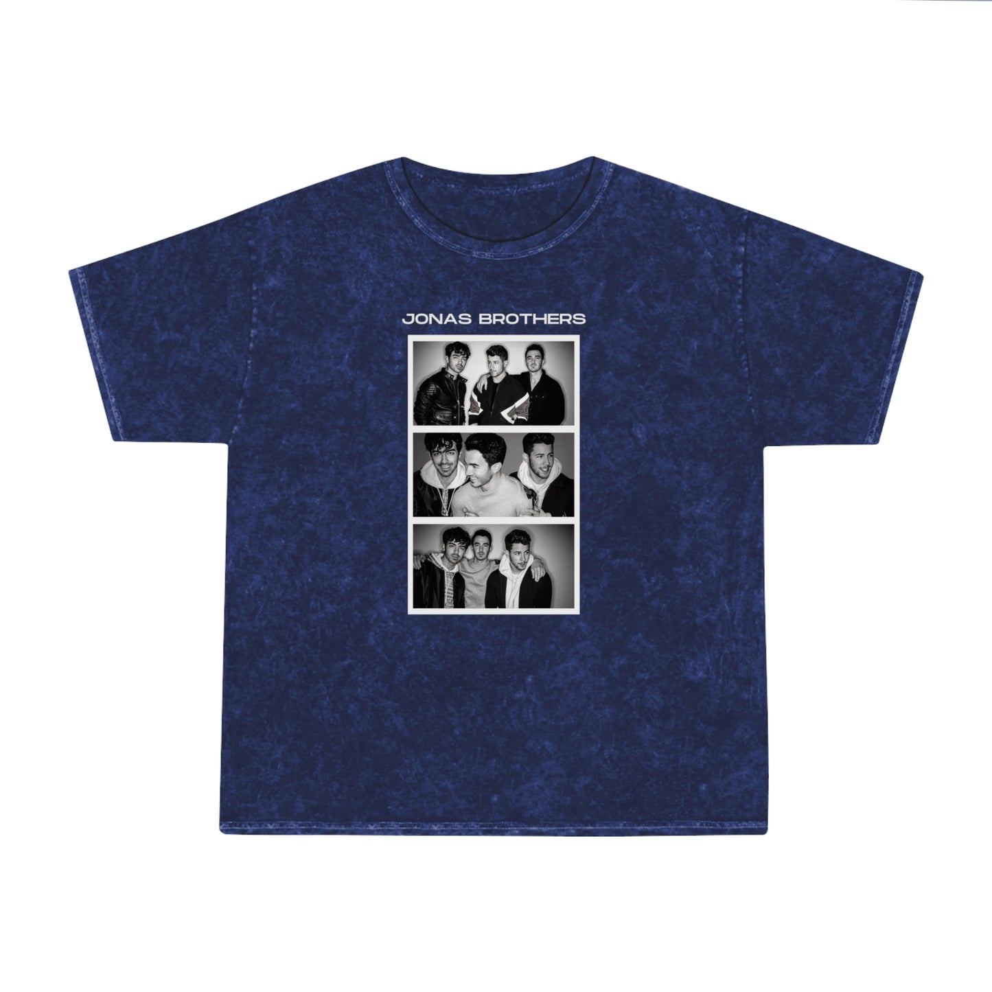 Jonas Brothers Photo Booth Unisex Mineral Wash Vintage Tee Shirt