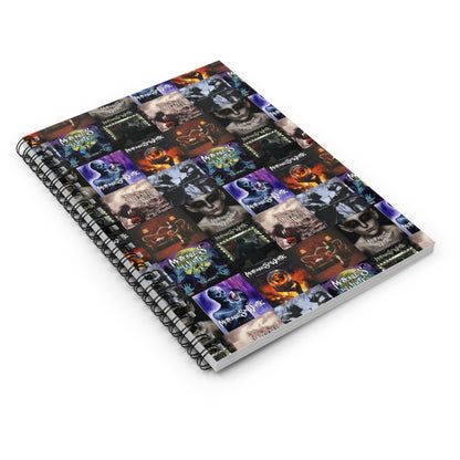 Motionless In White Album Cover Collage Ruled Line Spiral Notebook