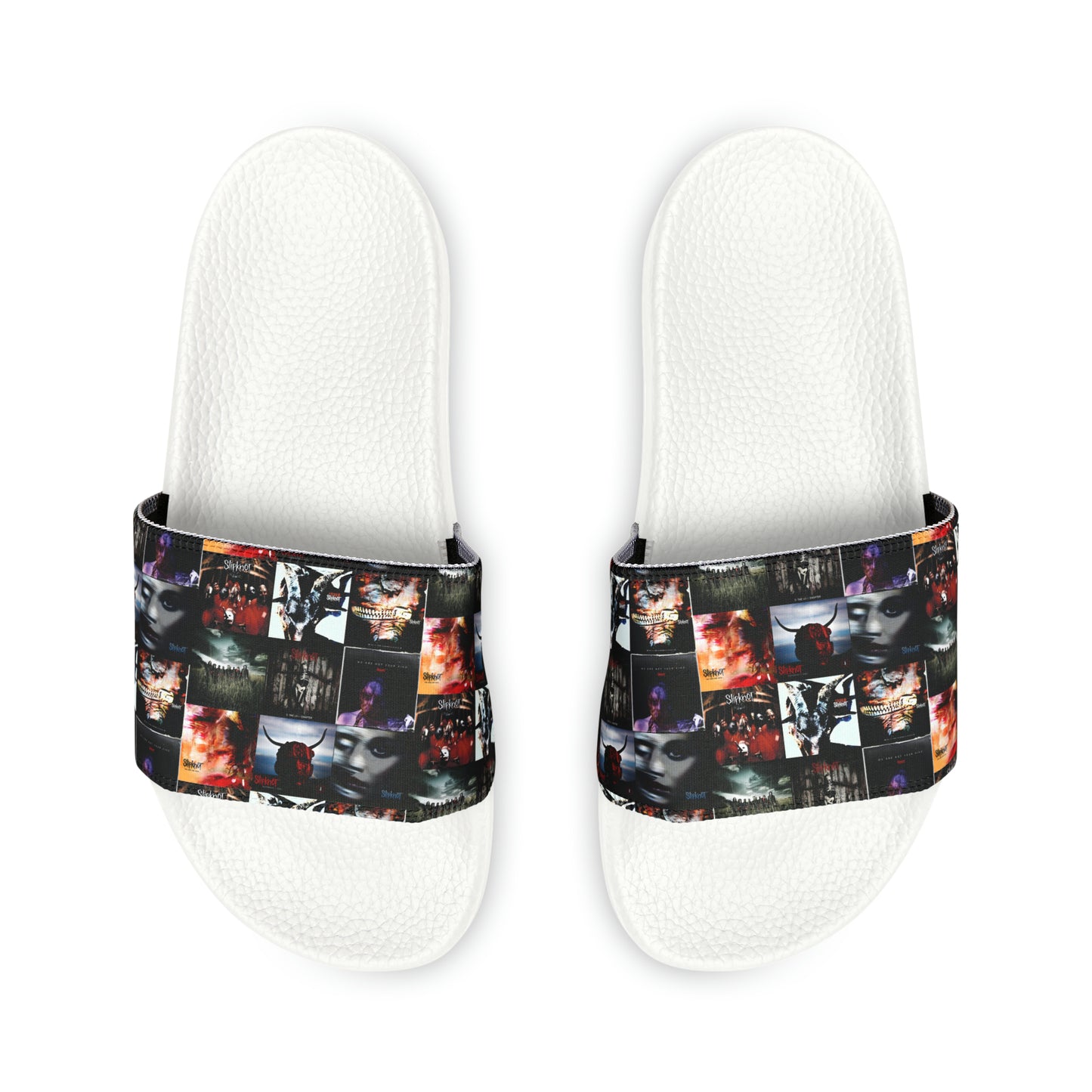 Slipknot Album Art Collage Men's Slide Sandals