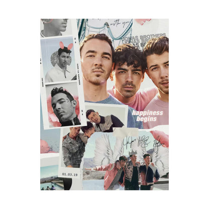 Jonas Brothers Happiness Begins Collage Matte Poster