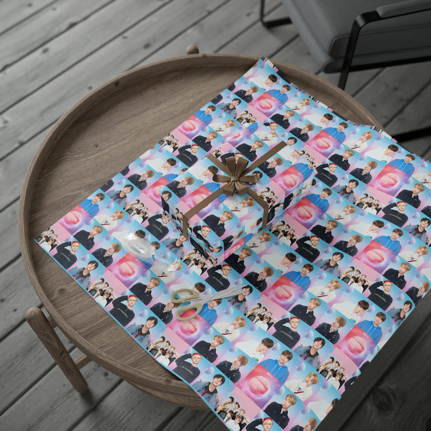 BTS World Mosaic Gift Wrapping Paper