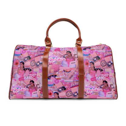 Ariana Grande Purple Vibes Collage Waterproof Travel Bag