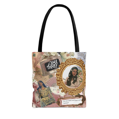 Lana Del Rey Victorian Collage Tote Bag