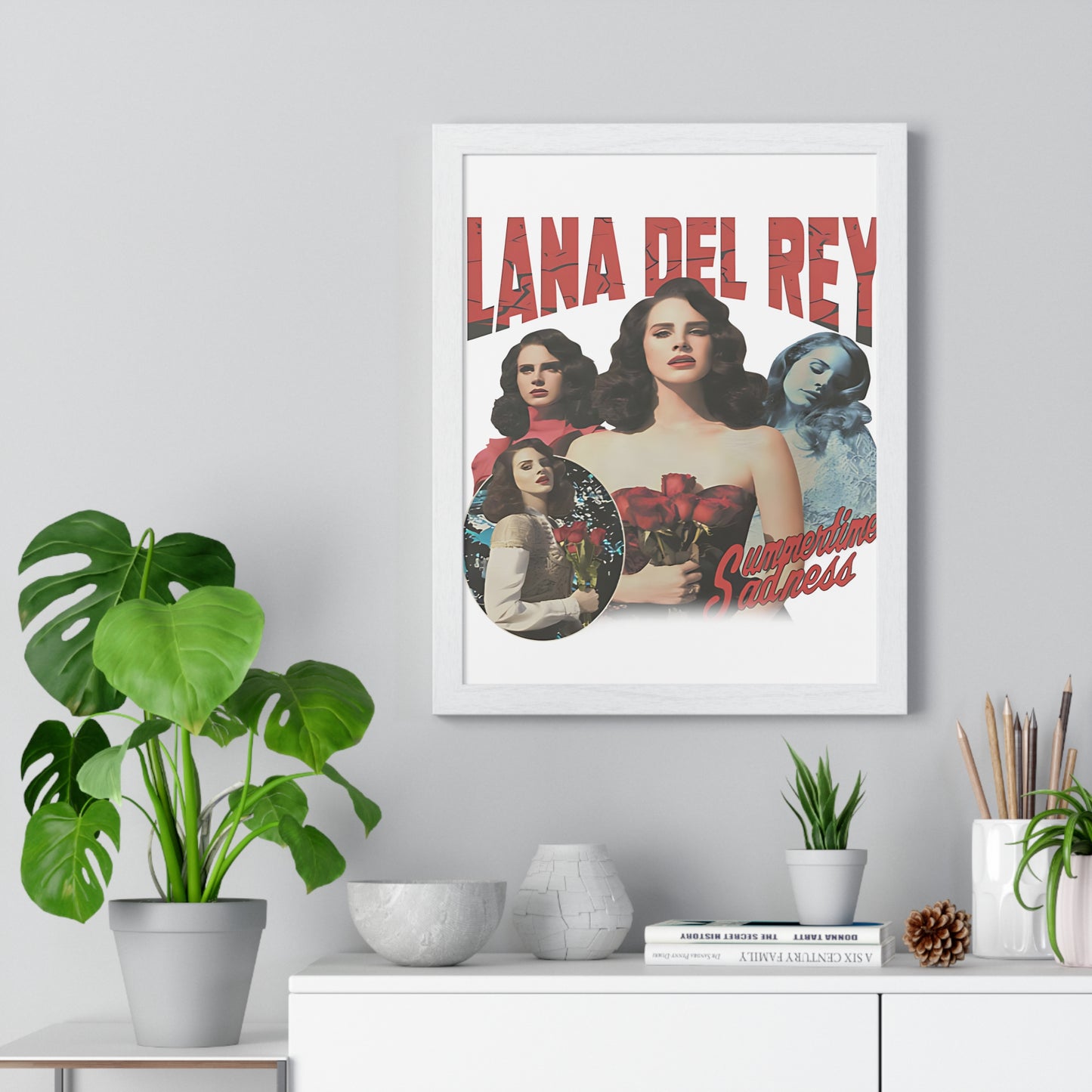 Lana Del Rey Summertime Sadness Framed Print