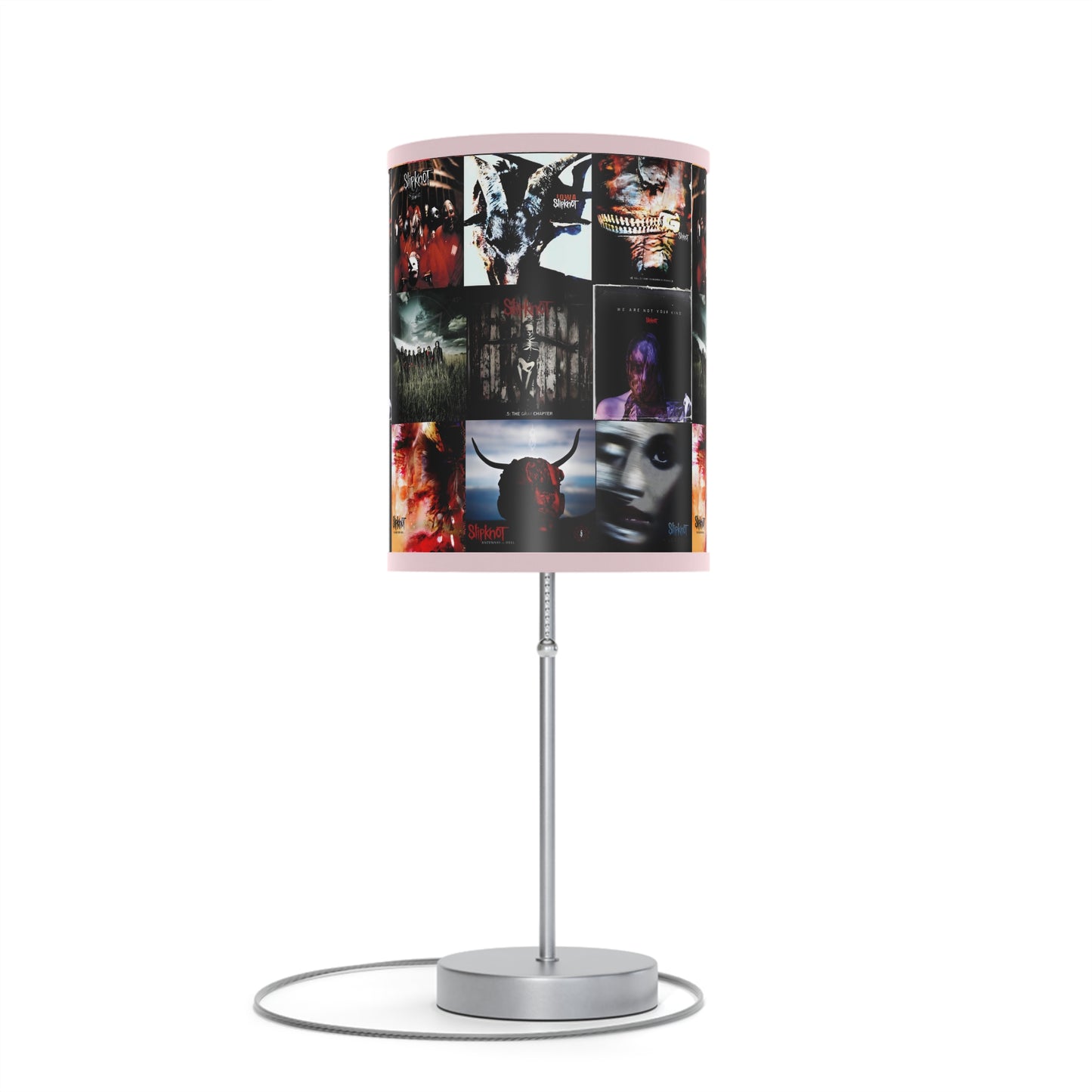 Slipknot Album Art Collage Lamp on a Stand