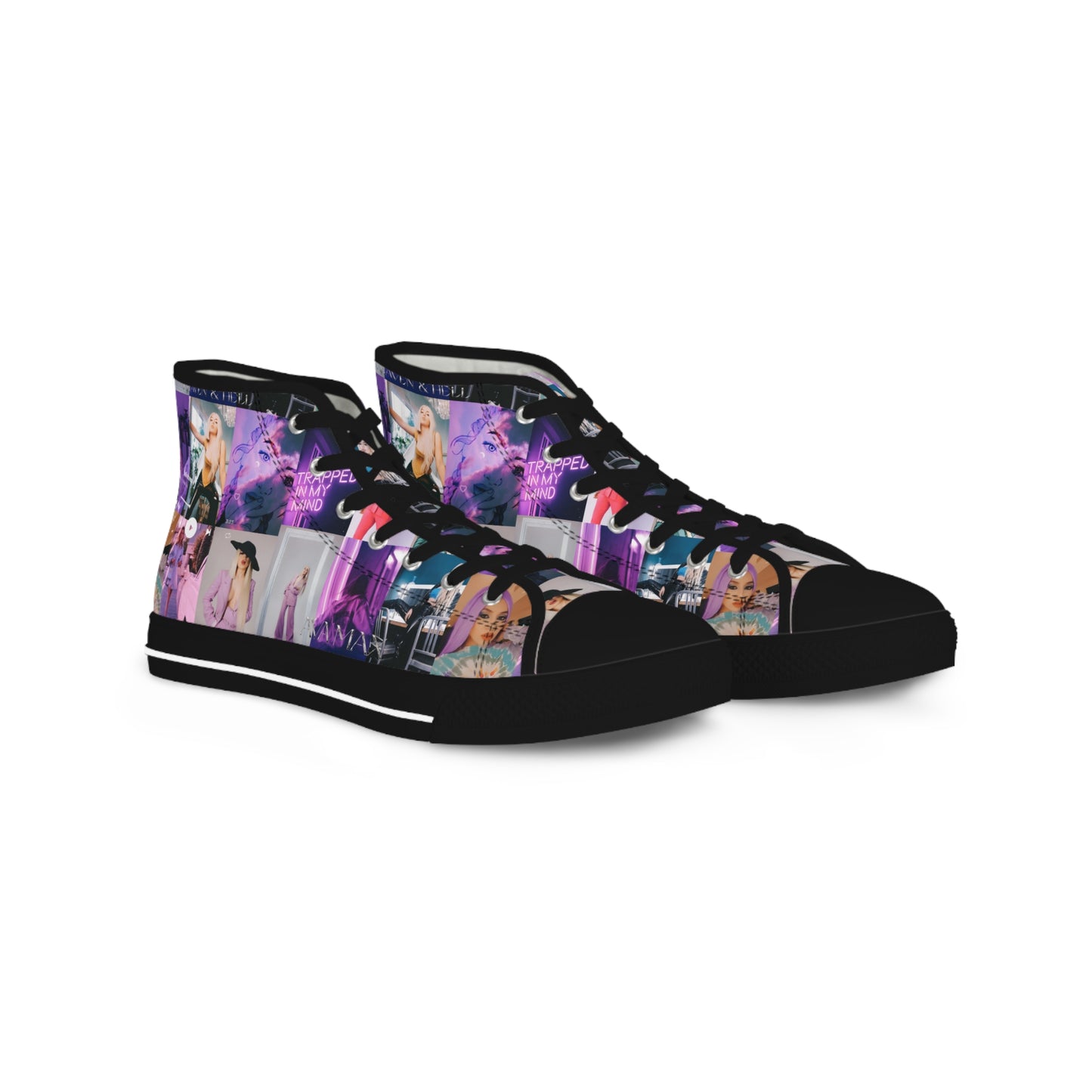 Ava Max Belladonna Photo Collage Men's High Top Sneakers