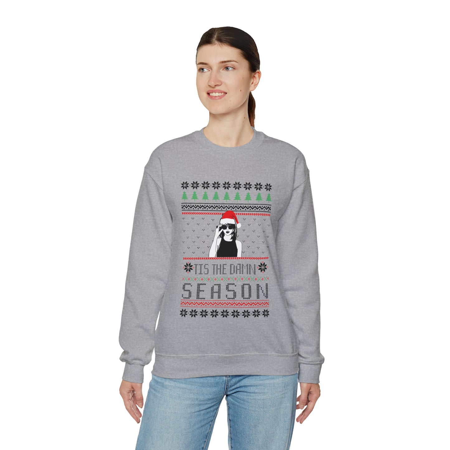 Taylor Swift 'Tis The Damn Season Unisex Heavy Blend Crewneck Sweatshirt