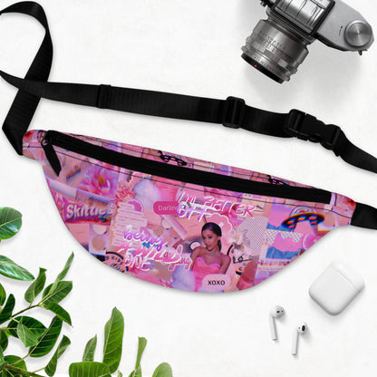 Ariana Grande Purple Vibes Collage Fanny Pack
