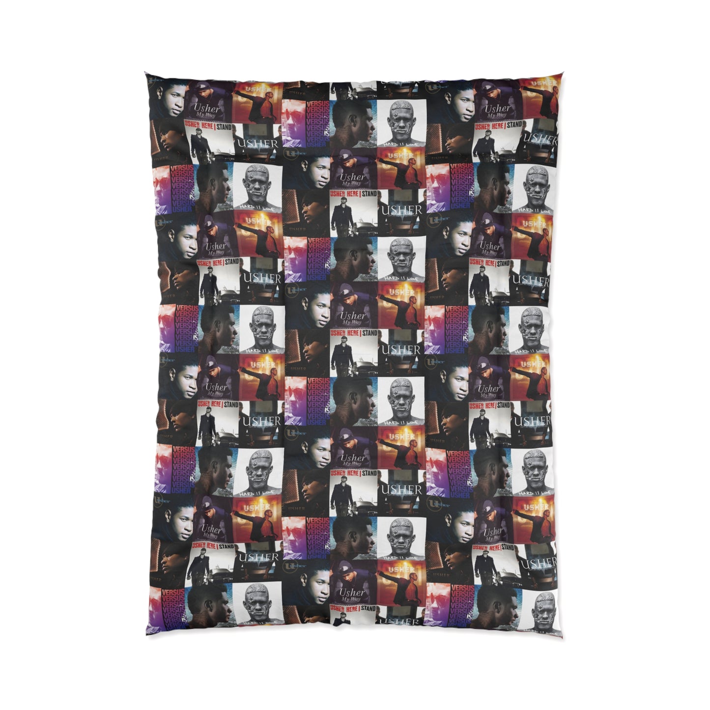 Usher Album Cover Art Mosaic Comforter