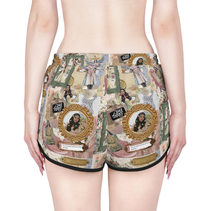 Lana Del Rey Victorian Collage Women's Relaxed Shorts