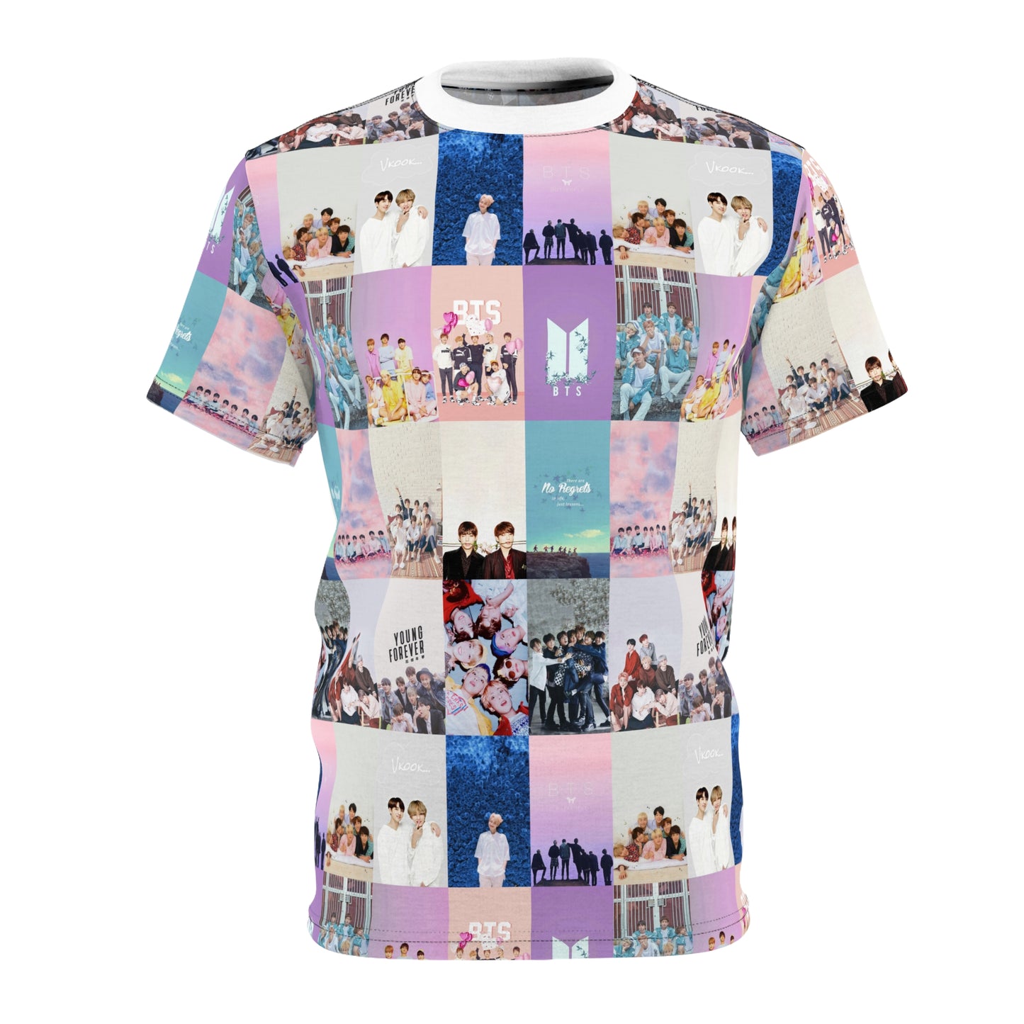 BTS Pastel Aesthetic Collage Unisex Tee Shirt