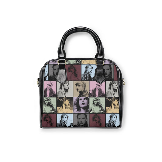 Taylor Swift Eras Collage Shoulder Handbag