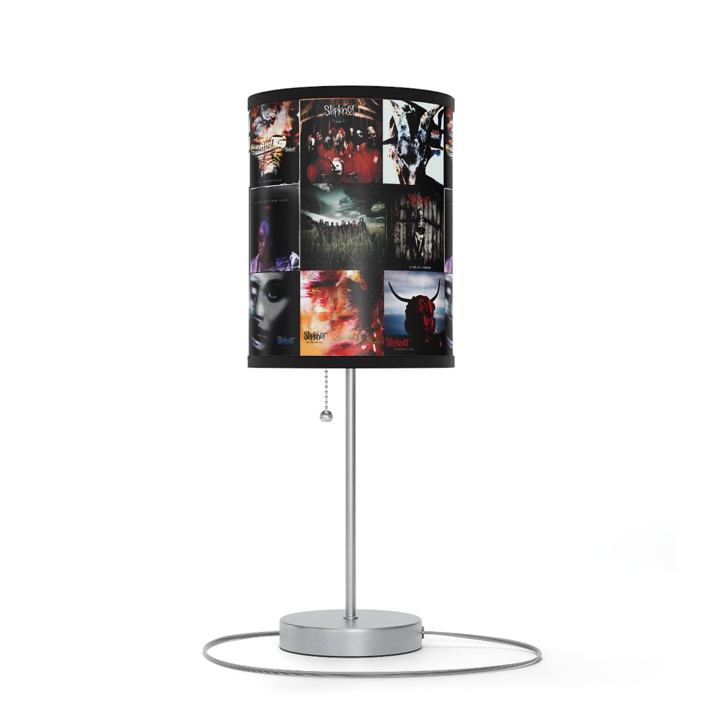 Slipknot Album Art Collage Lamp on a Stand