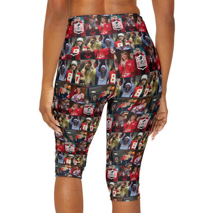 Taylor Swift Chiefs Fan Taylor's Version Yoga Capri Leggings