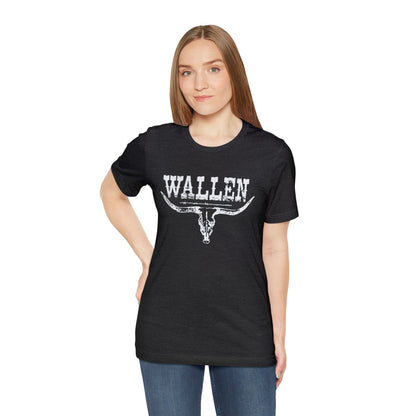 Morgan Wallen White Logo Unisex Jersey Short Sleeve Tee Shirt