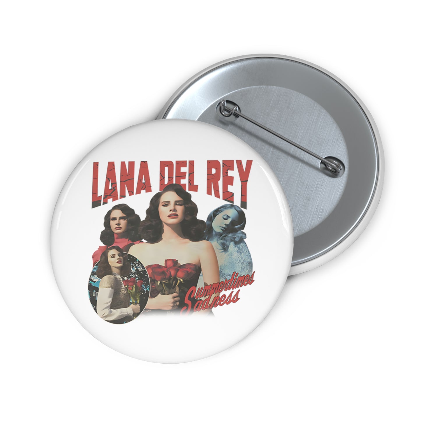 Lana Del Rey Summertime Sadness Round Pin