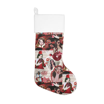 Lana Del Rey Cherry Coke Collage Christmas Holiday Stocking