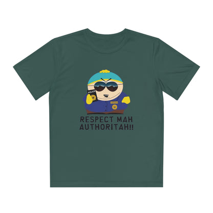 South Park Cartman Respect Mah Autheritah! Youth Competitor Tee