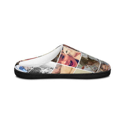 Taylor Swift's Cats Collage Pattern Women's Indoor Slippers