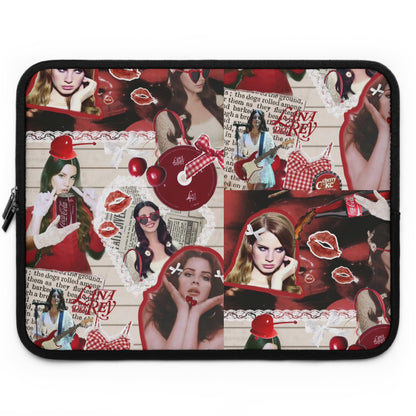 Lana Del Rey Cherry Coke Collage Laptop Sleeve