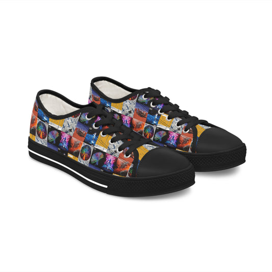 Muse Album Cover Collage Women's Low Top Sneakers