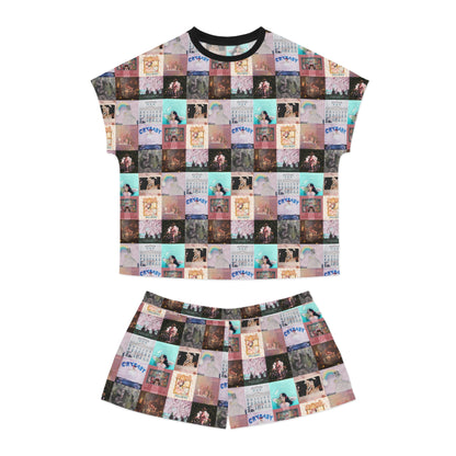 Melanie Martinez Album Art Collage Women's Short Pajama Set