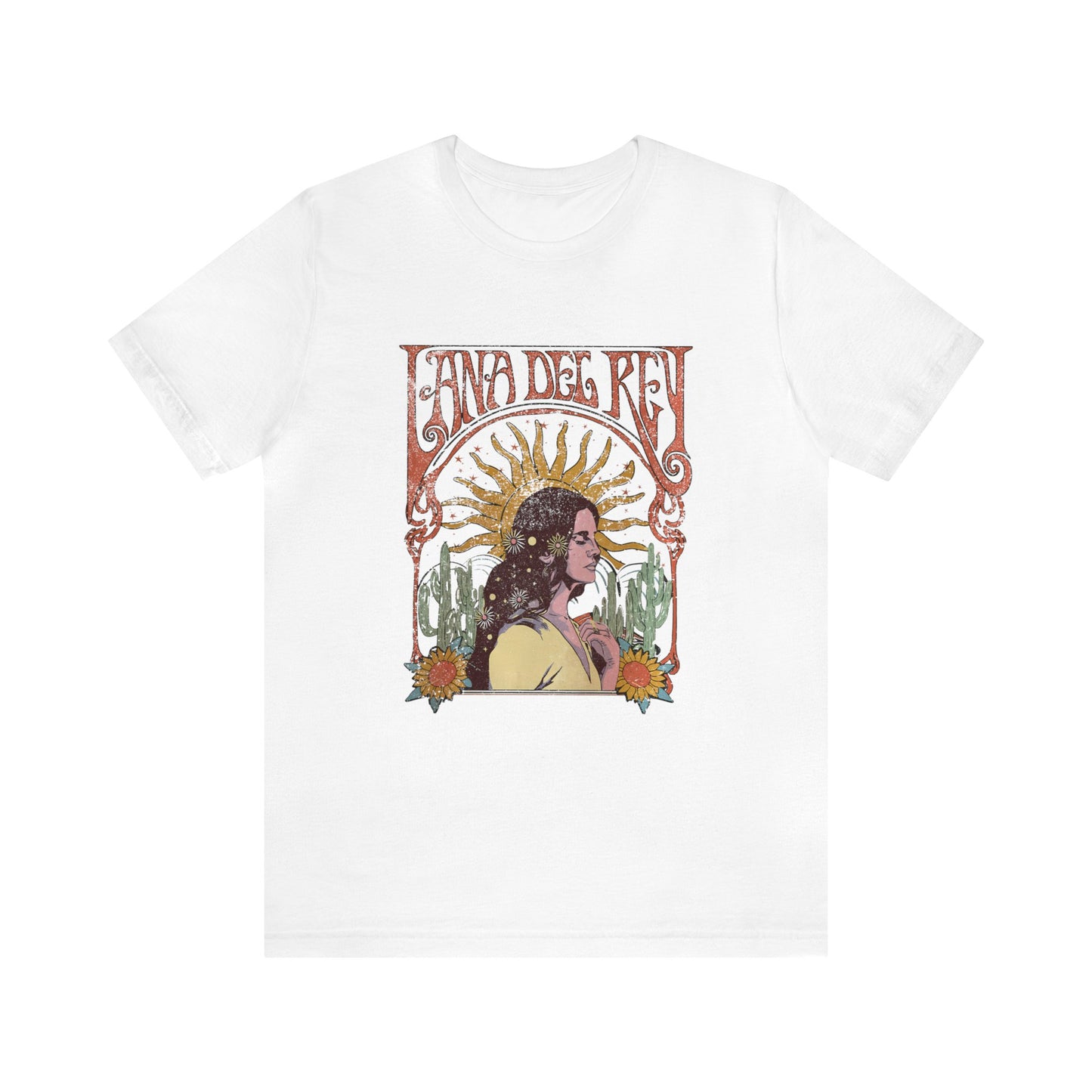 Lana Del Rey Vintage Artwork Unisex Jersey Short Sleeve Tee Shirt