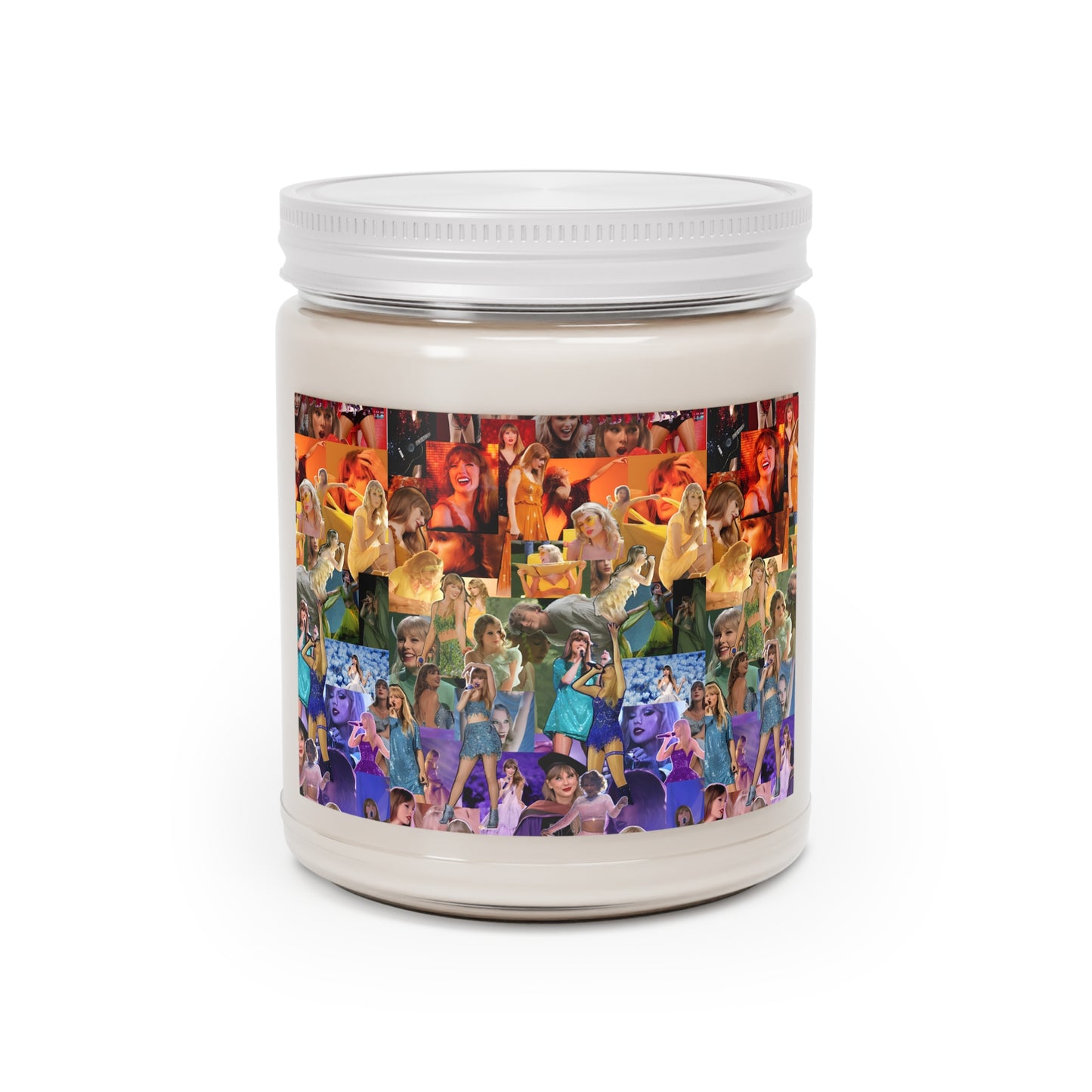 Taylor Swift Rainbow Photo Collage Scented Candle