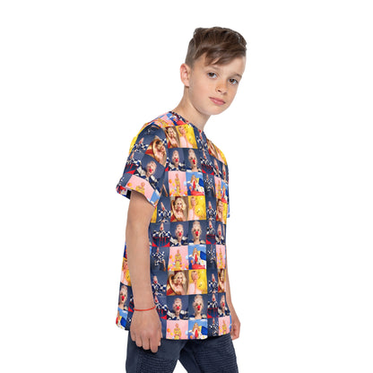 Katy Perry Smile Mosaic Kids Sports Jersey