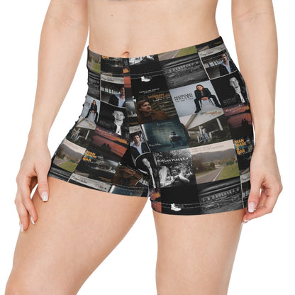 Morgan Wallen Album Cover Collage Women's Shorts