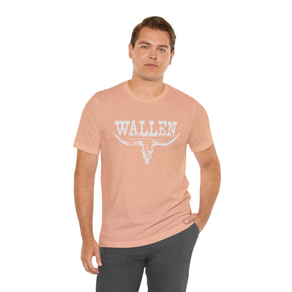 Morgan Wallen White Logo Unisex Jersey Short Sleeve Tee Shirt