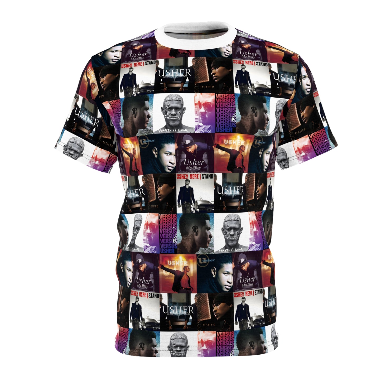 Usher Album Cover Art Mosaic Unisex Cut & Sew Tee